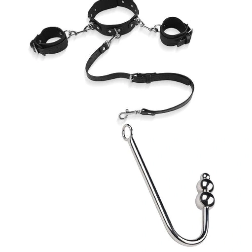 Anal Hooks Hook Collar and with Beaded Anal Elegant 5334 Cuffs 0930